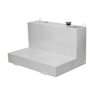 液体输送设备| JOBOX 488000 76加仑低轮廓l型钢液体输送罐-白色